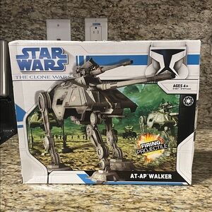Star Wars AT-AP Walker Toy - Gray, Olive Green